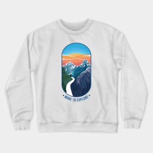 More to Explore / light Crewneck Sweatshirt